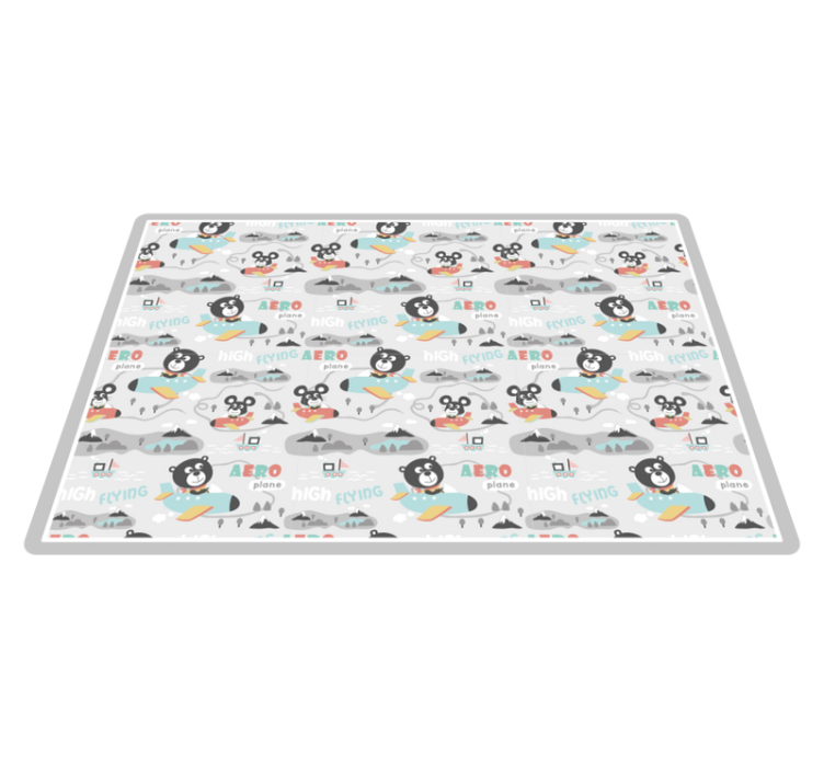 Aero Flying Bears kids vinyl carpet - TenStickers