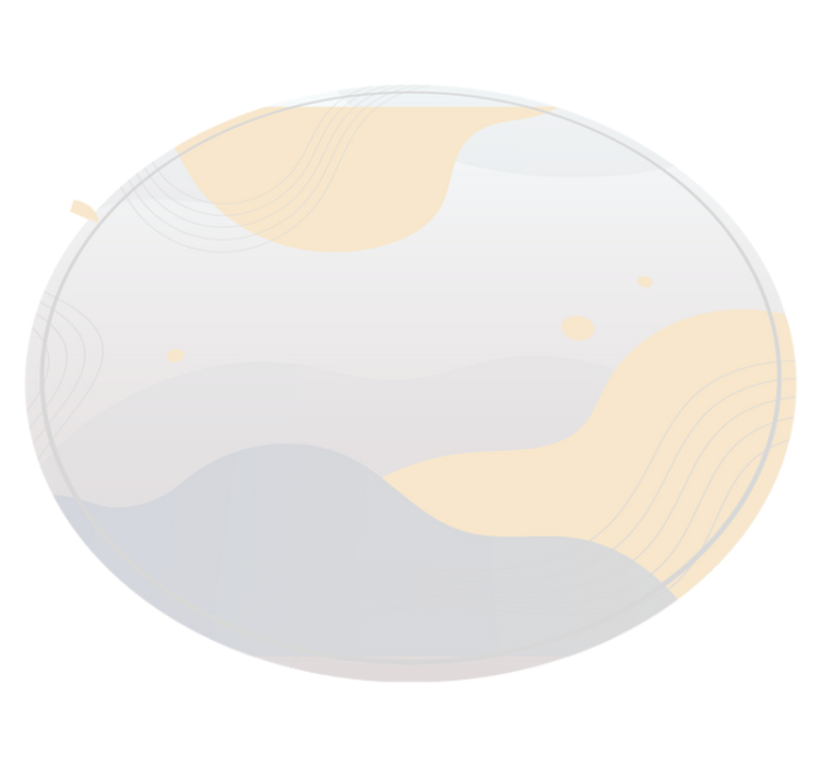 Gentle Wave Motifs minimalist vinyl carpet - TenStickers