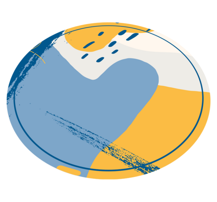 Circular Art stone effect vinyl carpet - TenStickers