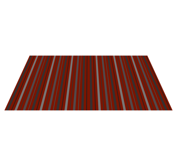 Maroon vertical design striped vinyl carpet - TenStickers
