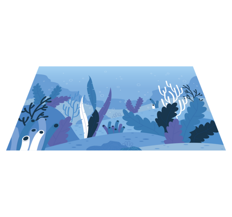 Subaquatic Landscape nature vinyl carpet - TenStickers