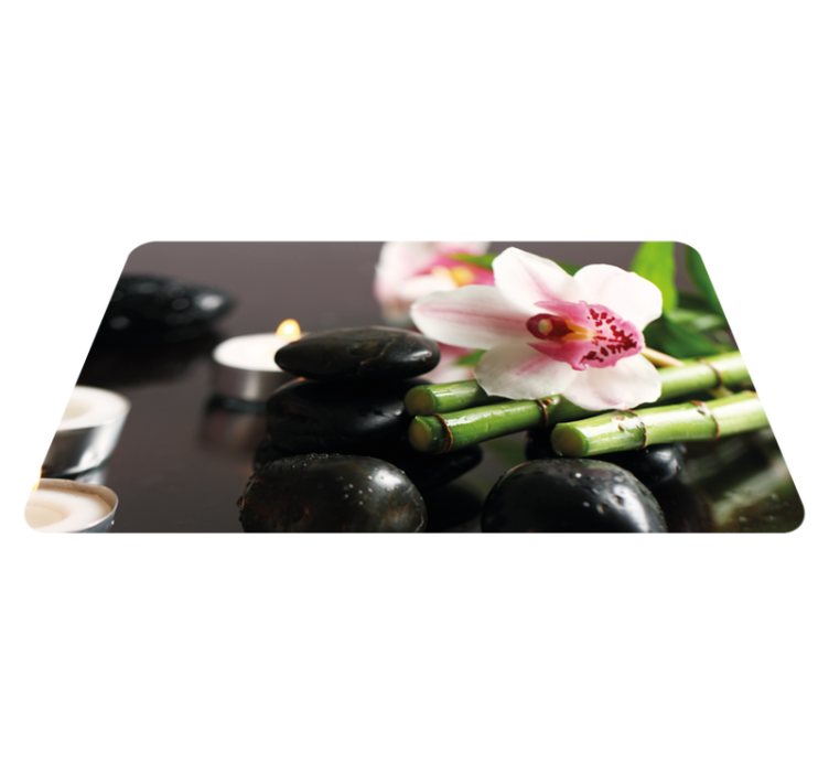 Orchid Serenity nature vinyl carpet - TenStickers