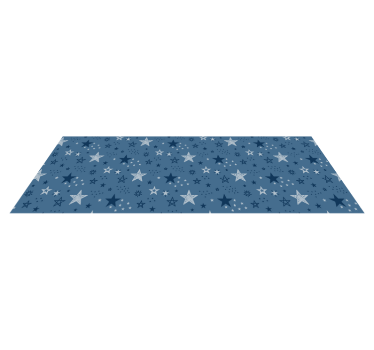 Starry Night Sky star vinyl carpet - TenStickers