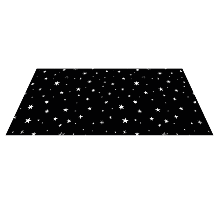 Celestial Evening Motivation star vinyl carpet - TenStickers
