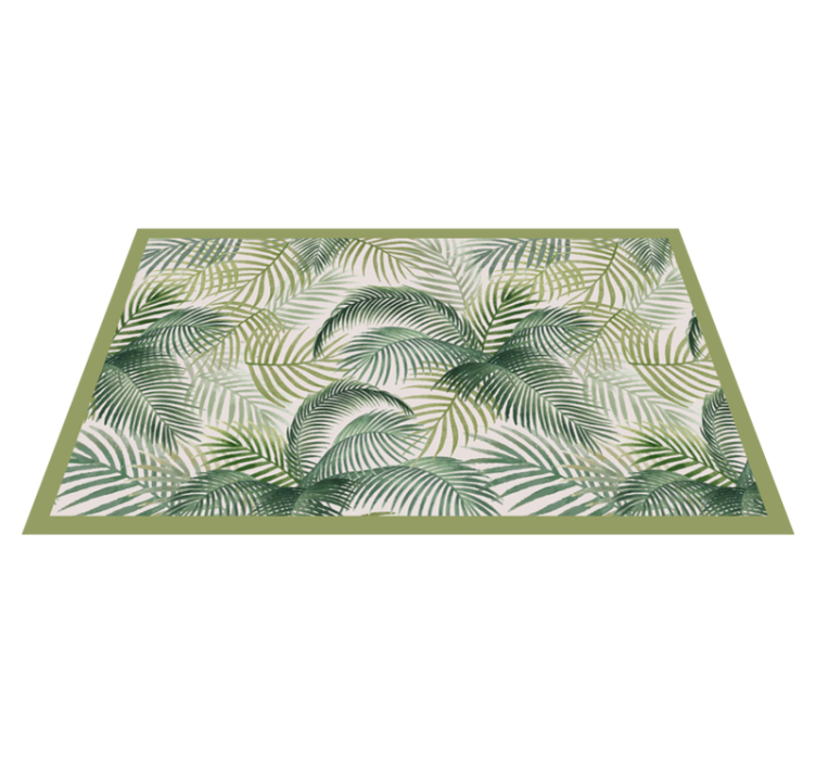 Lush Greenery nature vinyl carpet - TenStickers