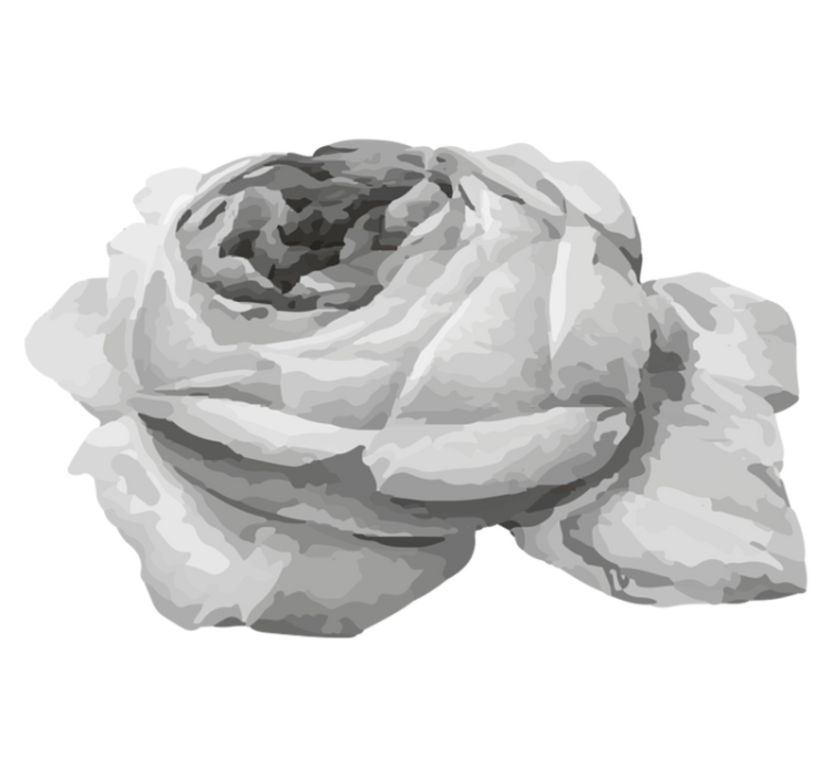 Rose Blossom floral vinyl carpet - TenStickers