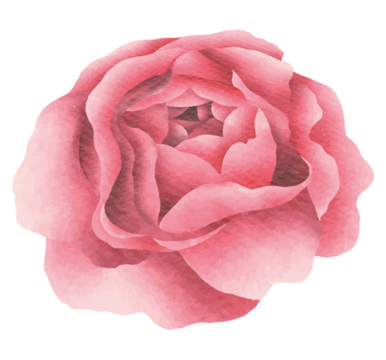 Blush Pink Bloom floral vinyl carpet - TenStickers