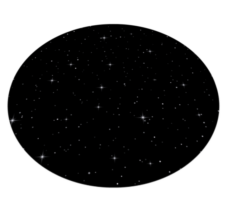 Starry Night Vision star vinyl carpet - TenStickers