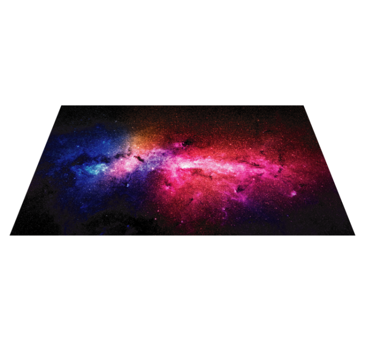 Galactic Color Burst star vinyl carpet - TenStickers