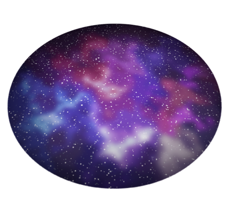 Galaxy inspired star vinyl carpet - TenStickers