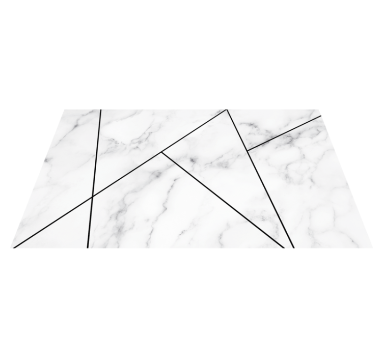 Grey pattern overlay marble vinyl carpet - TenStickers