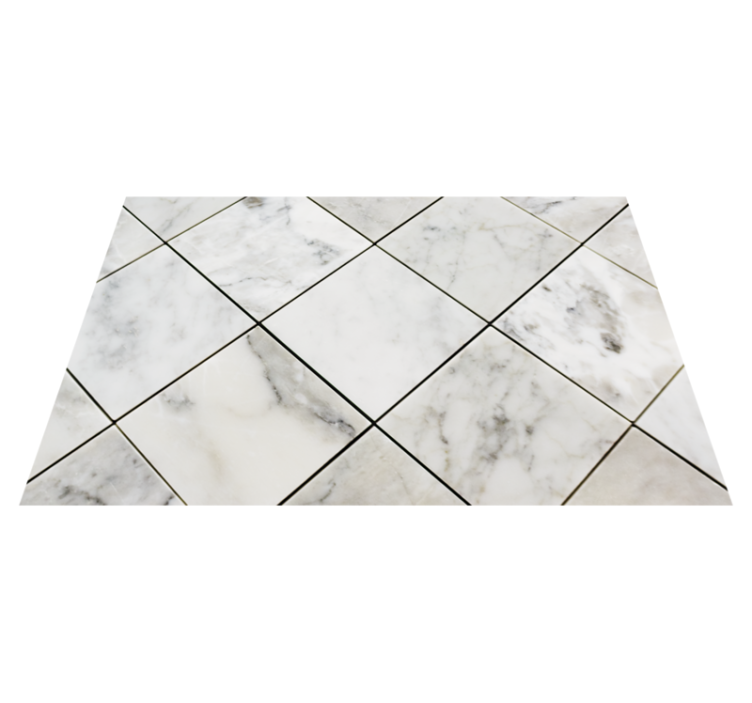 Elegant grey motif marble vinyl carpet - TenStickers