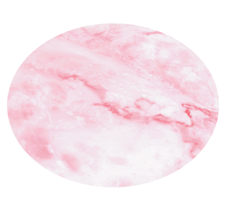 Pink realistic effect marble vinyl carpet - TenStickers