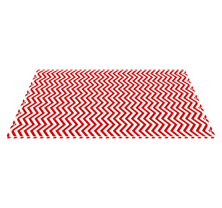 Chevron Zigzag Form striped vinyl carpet - TenStickers