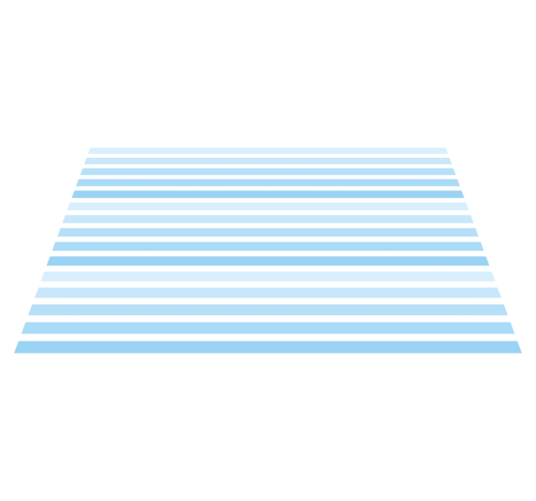 Blue horizontal pattern striped vinyl carpet - TenStickers