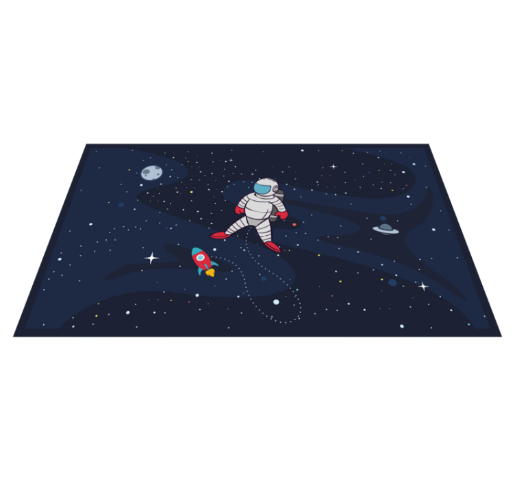 Celestial Journey star vinyl carpet - TenStickers