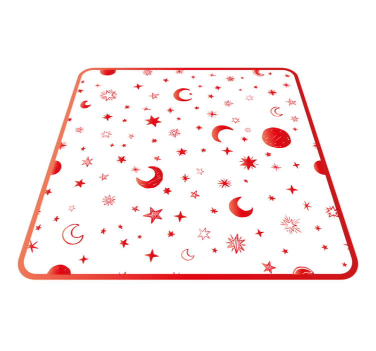 Star vinyl carpet celestial elements - TenStickers