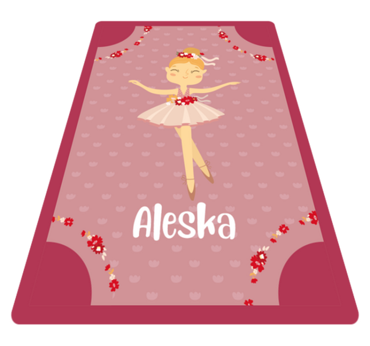 Ballerina Piece custom vinyl carpet - TenStickers