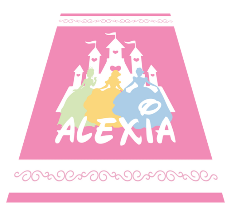 Fairy Tale Castle custom vinyl carpet - TenStickers