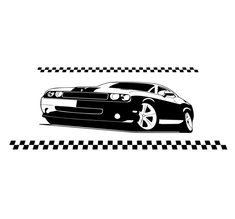 Stylish sports cars teen vinyl carpet - TenStickers