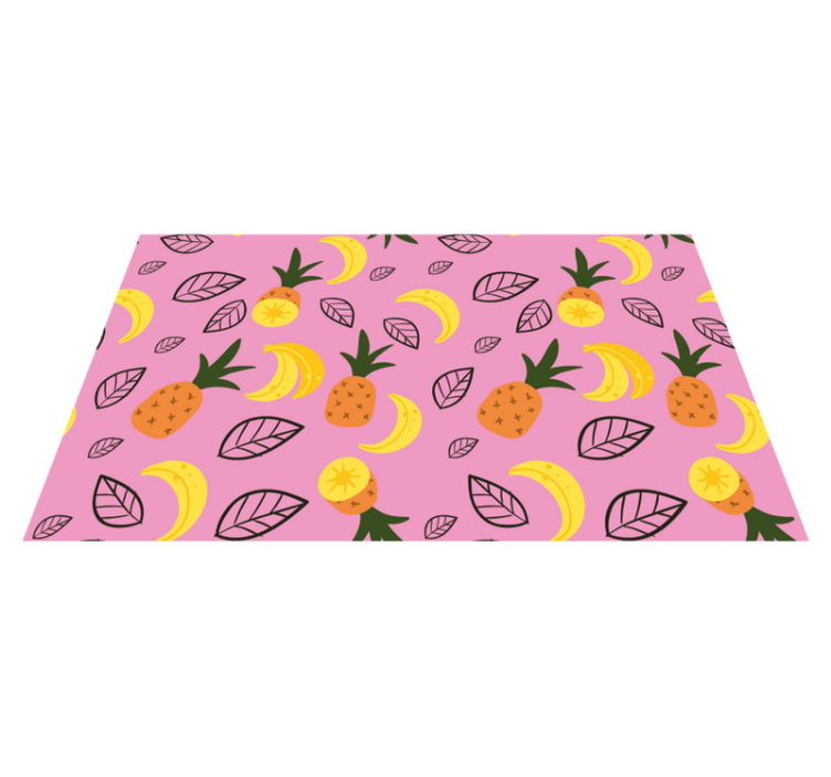 Exotic fruit delight kitchen vinyl carpet - TenStickers