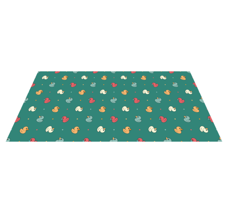 Colorful ducklings pattern kids vinyl carpet - TenStickers