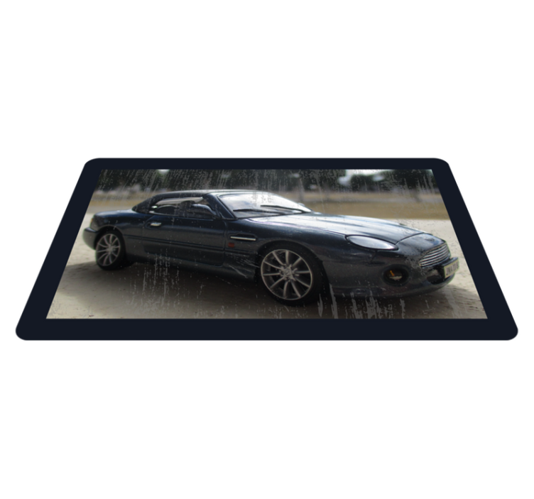 Classic Sports Car road vinyl carpet - TenStickers