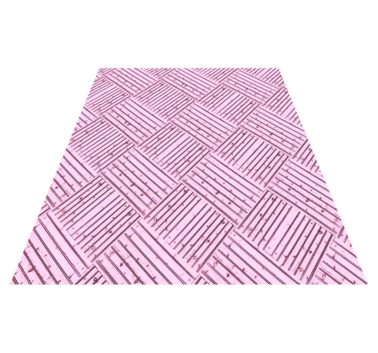 Pink Wood Pattern bathroom vinyl carpet - TenStickers
