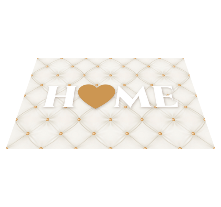 Heartfelt home tufting entrance hall vinyl carpet - TenStickers