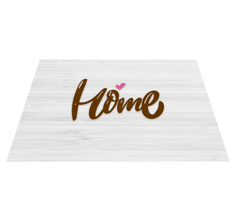 Wooden home with heard entrance hall vinyl carpet - TenStickers