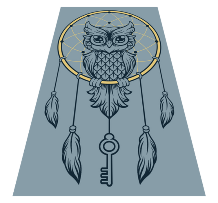 Owl dreamcatcher teen vinyl carpet - TenStickers