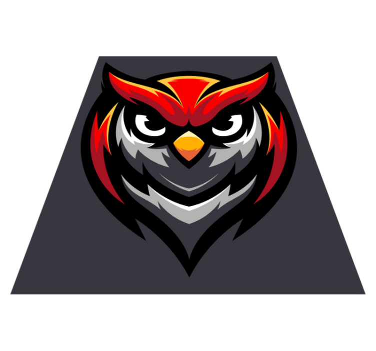 Owl Graphic Bold teen vinyl carpet - TenStickers