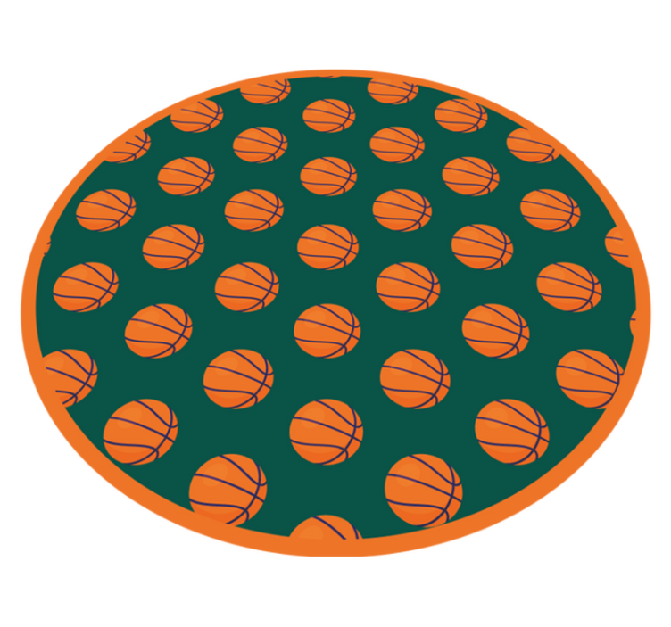 Road vinyl carpet basketball court design - TenStickers