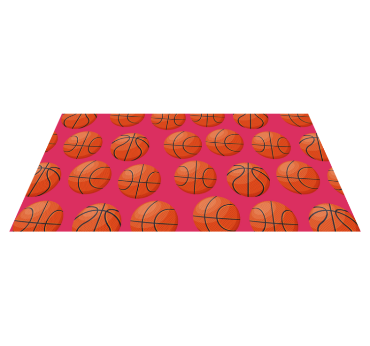 Basketball Motif kids vinyl carpet - TenStickers