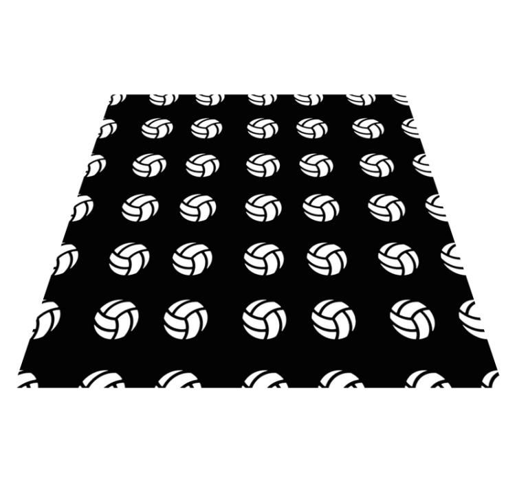 VOLLEYBALL PATTERN game vinyl carpet - TenStickers