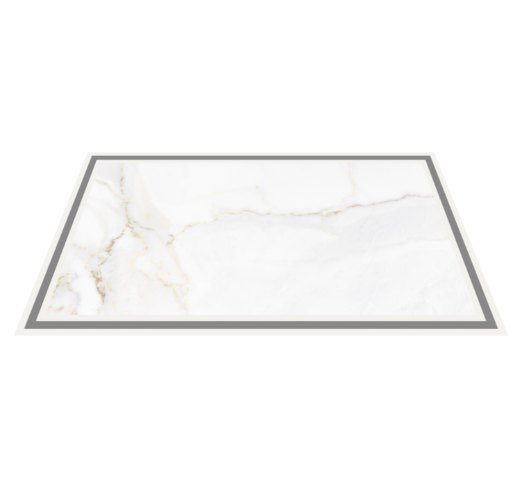 Elegant white veins marble vinyl carpet - TenStickers