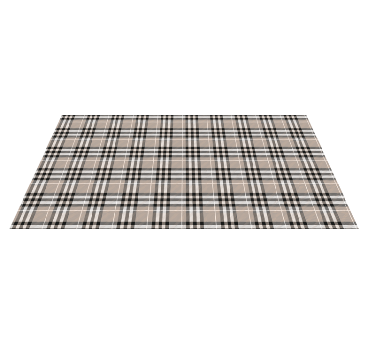 Checked Pattern striped vinyl carpet - TenStickers