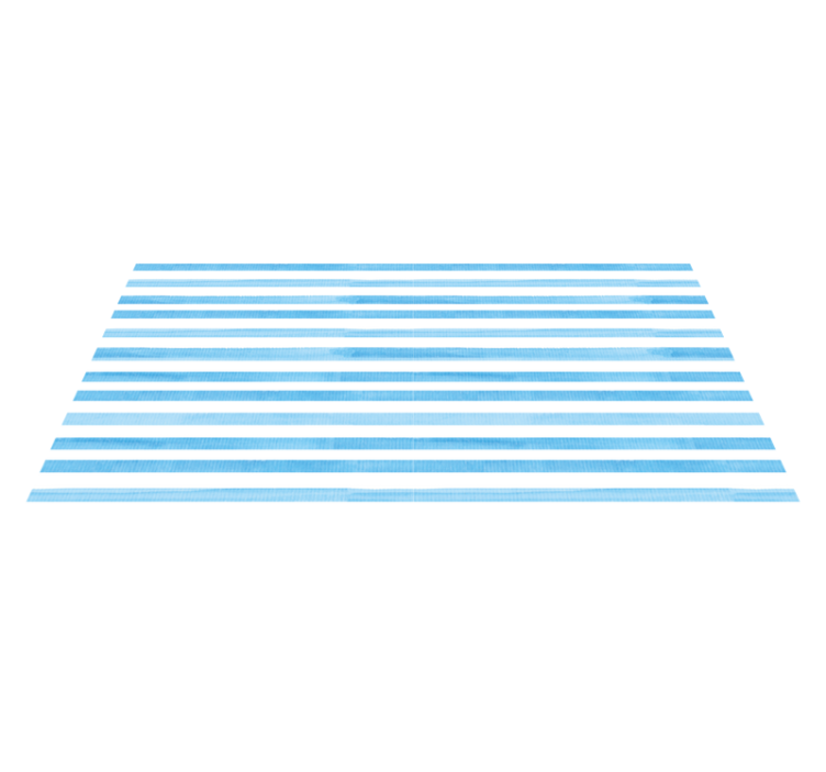 Blue Motif striped vinyl carpet - TenStickers