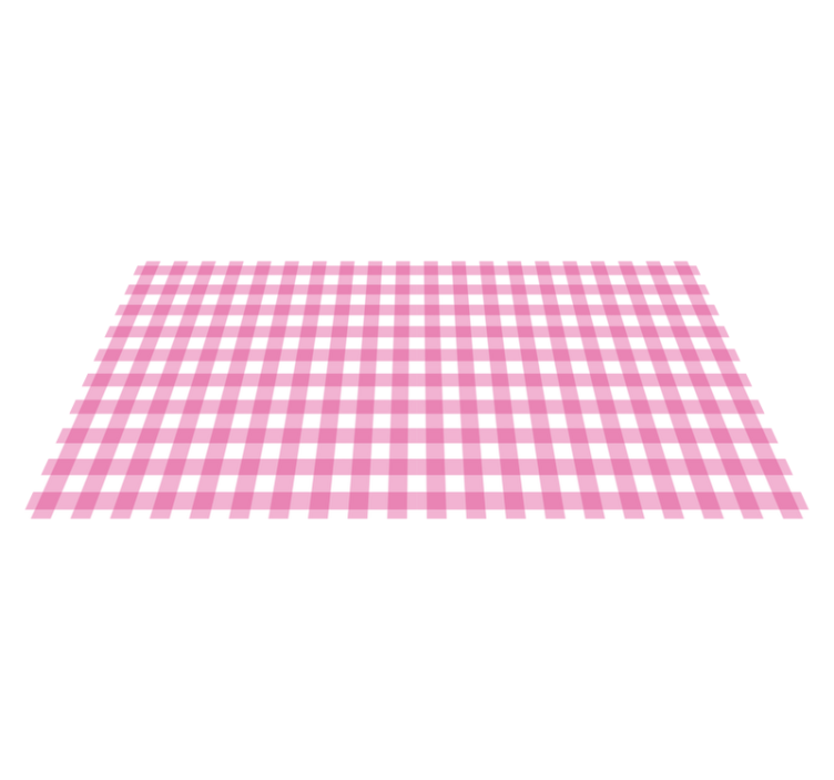 Pink Checked Motif striped vinyl carpet - TenStickers