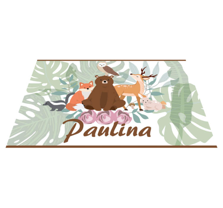 Animal Jungle custom vinyl carpet - TenStickers