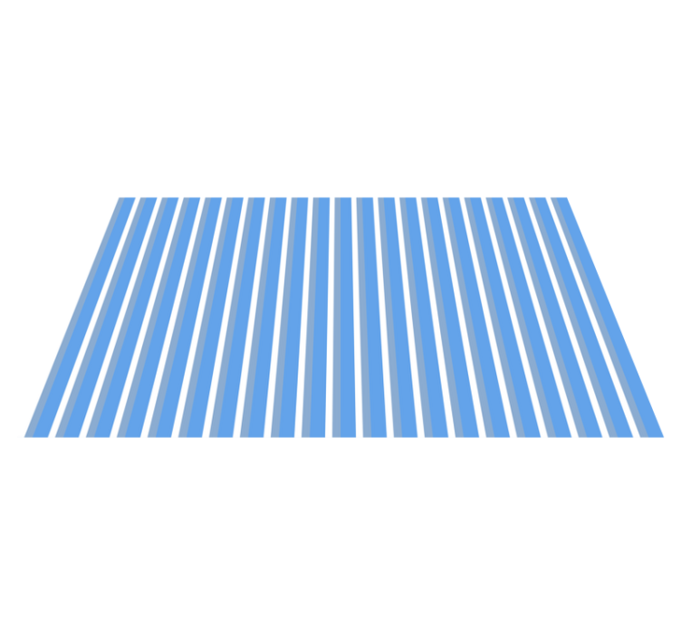 Blue and white design striped vinyl carpet - TenStickers