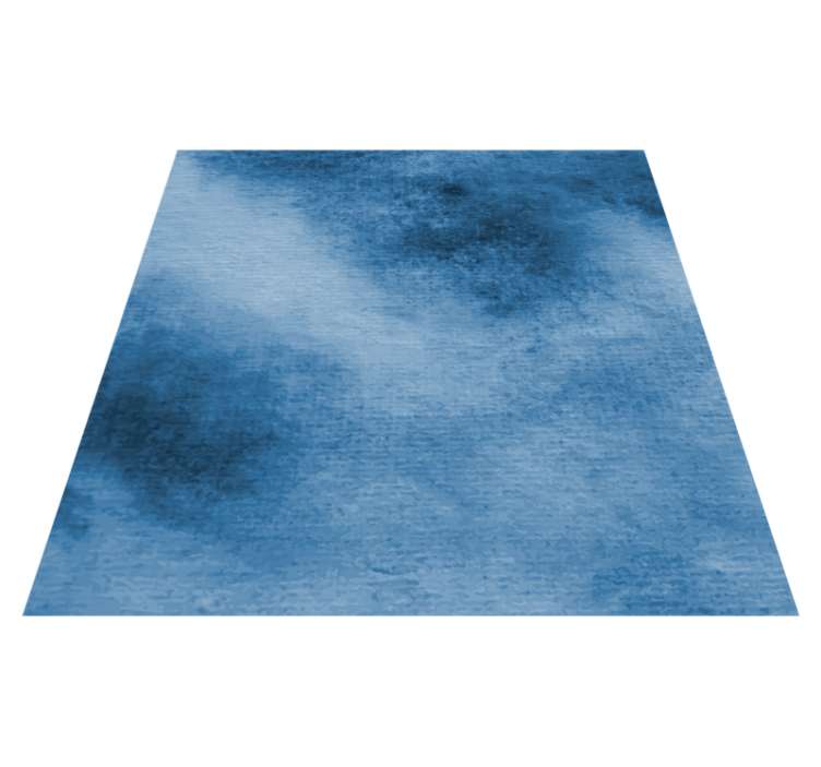 Blue Gradient Style bathroom vinyl carpet - TenStickers