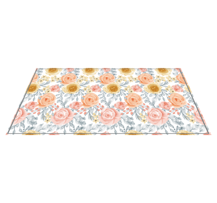 Blossom Emblem entrance hall vinyl carpet - TenStickers