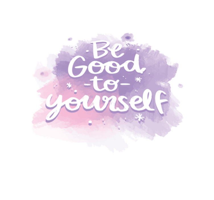 Be kind to yourself custom vinyl carpet - TenStickers