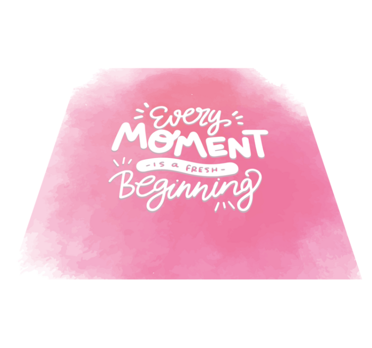 Every Moment Fresh custom vinyl carpet - TenStickers