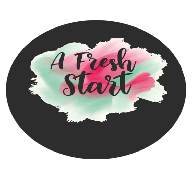 A new beginning custom vinyl carpet - TenStickers