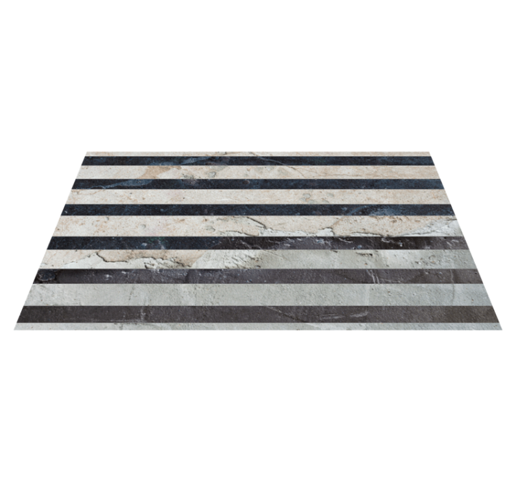 Stone effect vinyl carpet striped stone design - TenStickers