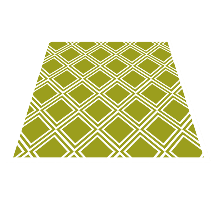 Diamond Pattern Motif geometric vinyl carpet - TenStickers
