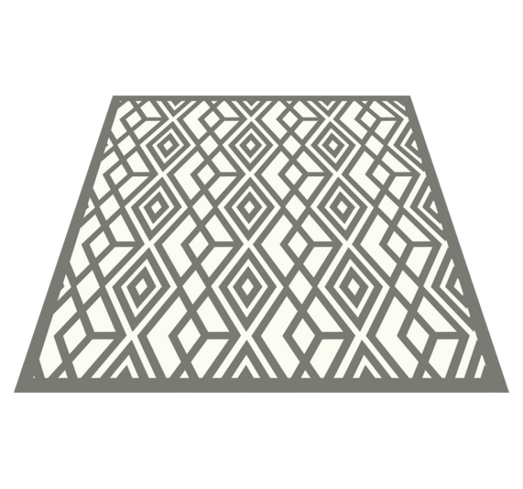 Diamond Emblem geometric vinyl carpet - TenStickers