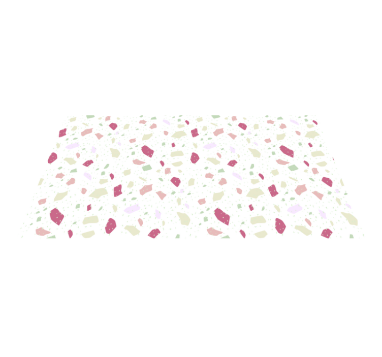 Dynamic Colorful Shapes kids vinyl carpet - TenStickers